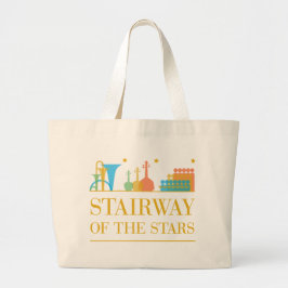 Stars totebag jumbo tygkasse