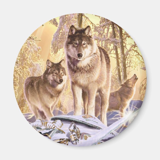 "Stars under Snö" Magnet (Framsidan)