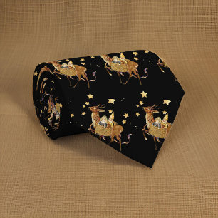 Stars Vintage Reindeer Sleigh Slips