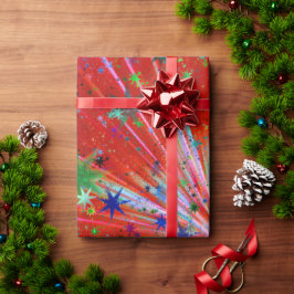 Stars Wrapping Papper Presentpapper