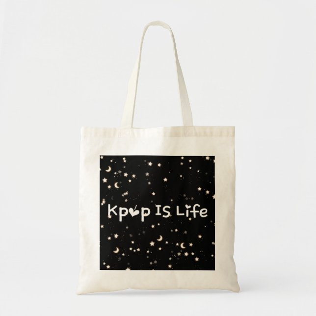 Stars x K-pop is life Tygkasse (Framsidan)