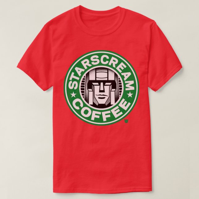 STARSCREAM COFFEE T SHIRT (Design framsida)