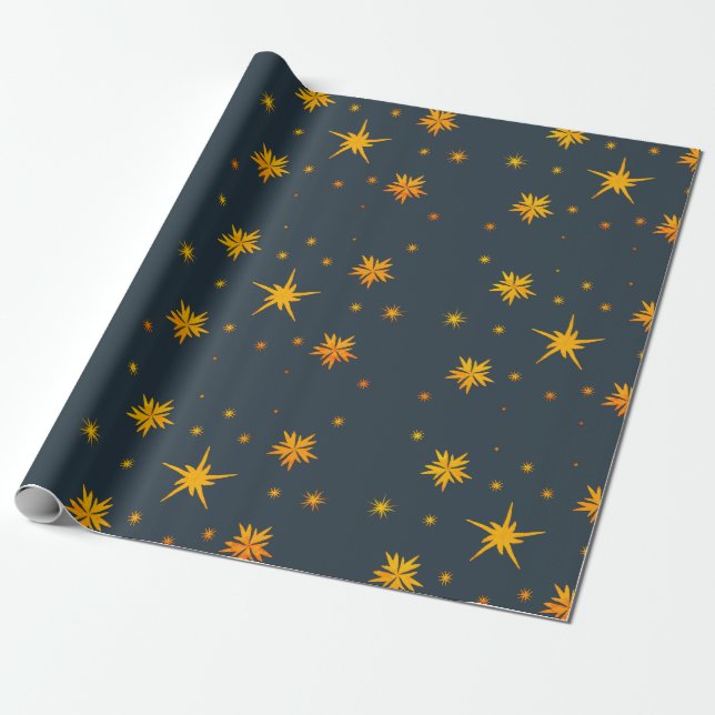 Starshine Nightsky Presentpapper (Utrullad)