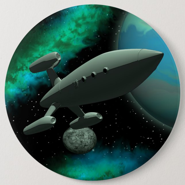 Starship Explorer (runda) Knapp (Framsida)
