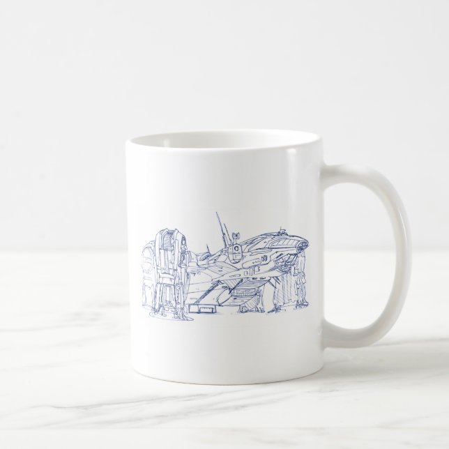 Starship Prometheu Kaffemugg (Höger)