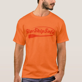 StarShipSofa textmörk - orange på Light - orange T Shirt