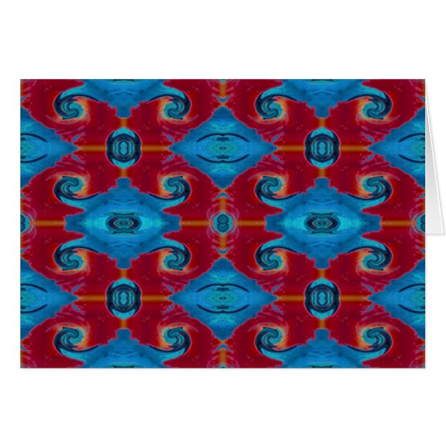 starswirl hälsningskort (Framsidan Horizontal)