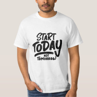 "start-day-not-imorgon"-citat t shirt