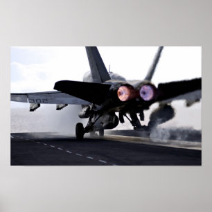Start för F-/A-18CbålgetingAfterburner Poster