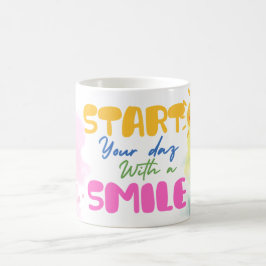 Start Your Day with a Smile – Cute  Kaffemugg
