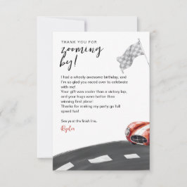 Start Your Engine Birthday Tack Kort