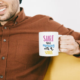 Start Your Morning with a Smile – Uplifting Mug  Kaffemugg