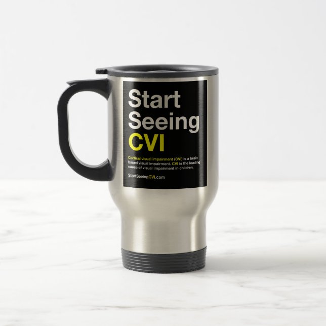 Starta att se itinerant CVI/travel mug Resemugg (Vänster)