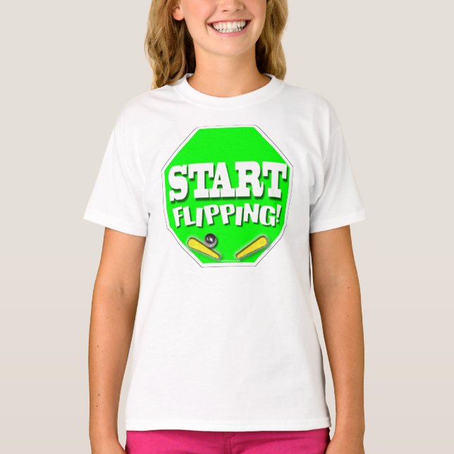 Starta bläddring t-shirt (Framsida)