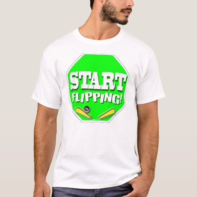Starta bläddring t-shirt (Framsida)