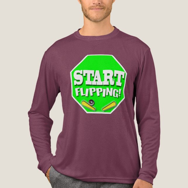 Starta bläddring t-shirt (Framsida)