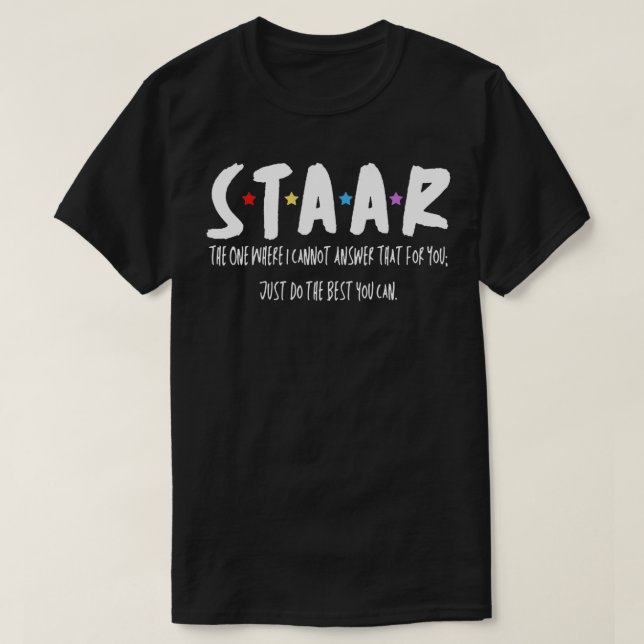 STARTA den där jag inte kan svara på det i 40:e  T Shirt (Design framsida)