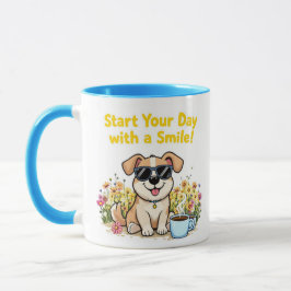 Starta din dag med en sjömil - Cute Pug Mugg