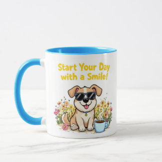 Starta din dag med en sjömil - Cute Pug Mugg