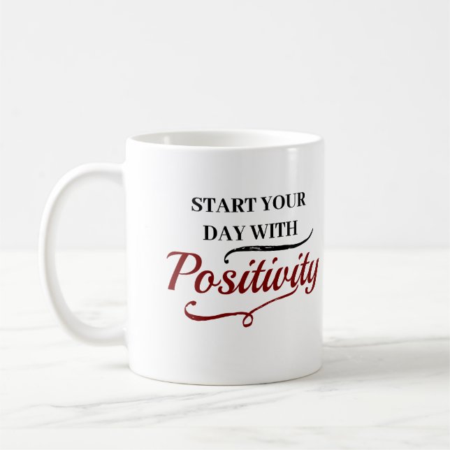 Starta din dag med Personlig-/förmånskaffe Kaffemugg (Vänster)