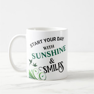 Starta din dag med solsken och sjömil-kaffe kaffemugg