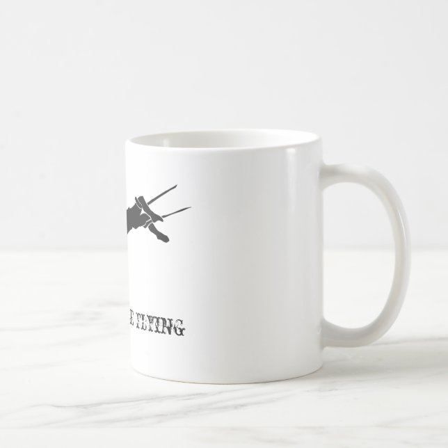 Starta din fridag med en flygTrapeze Coffeemug Kaffemugg (Höger)