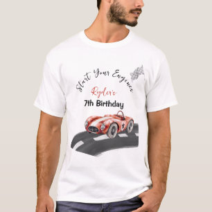 Starta Din Motor Alla Åldrar Födelsedag Förälder T Shirt