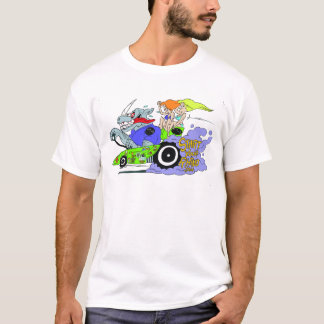 Starta din tävlings- råtta Fink för noshörningen T-shirt