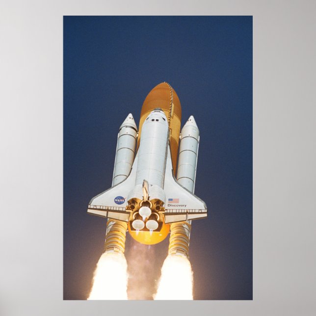 Starta Discovery of Space Shuttle (STS-114) Poster (Framsidan)