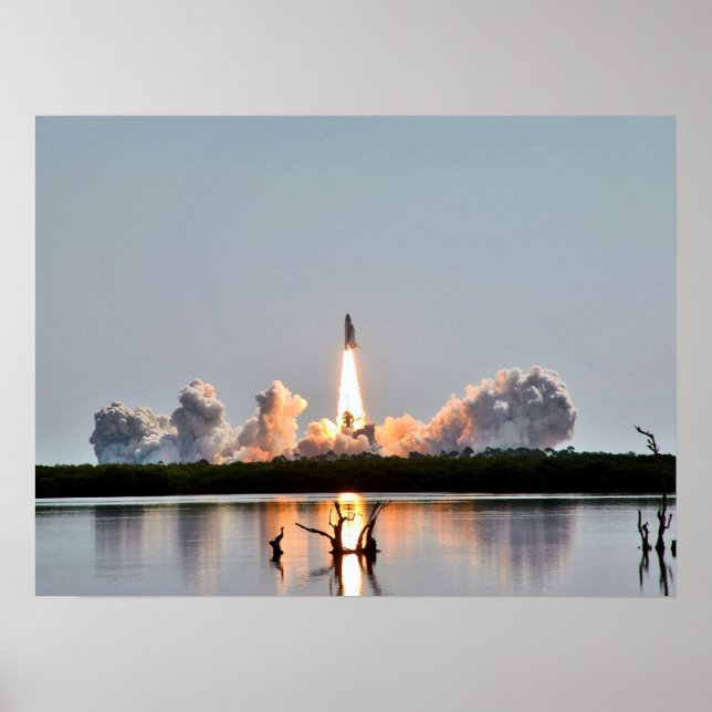 Starta Discovery of Space Shuttle (STS-114) Poster (Framsidan)