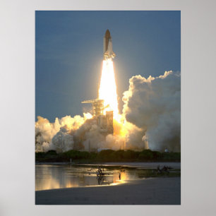 Starta Discovery of Space Shuttle (STS-48) Poster