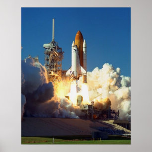 Starta Discovery of Space Shuttle (STS-95) Poster