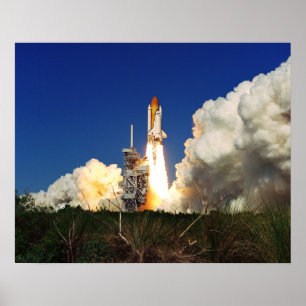 Starta Discovery of Space Shuttle (STS-95) Poster