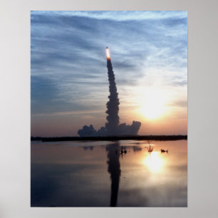 Starta Discovery of Space Shuttle (STS-96) Poster