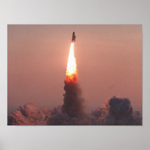 Starta Discovery of Space Shuttle (STS-96) Poster
