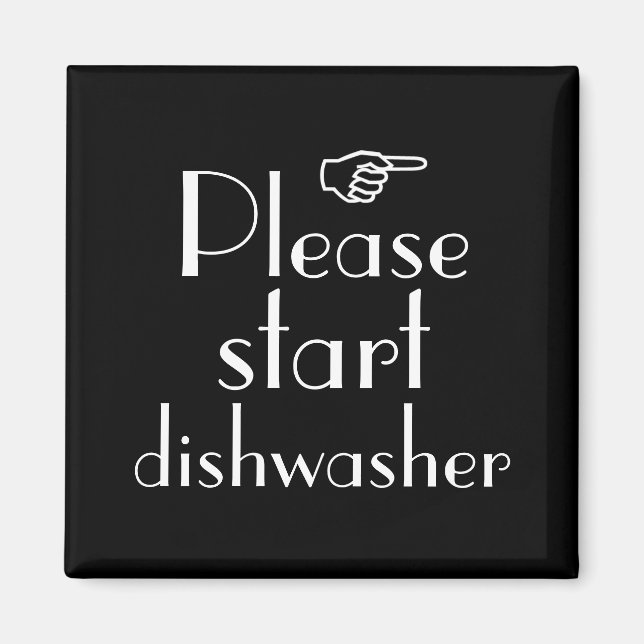 Starta Dishwasher magnet-mall Magnet (Framsidan)