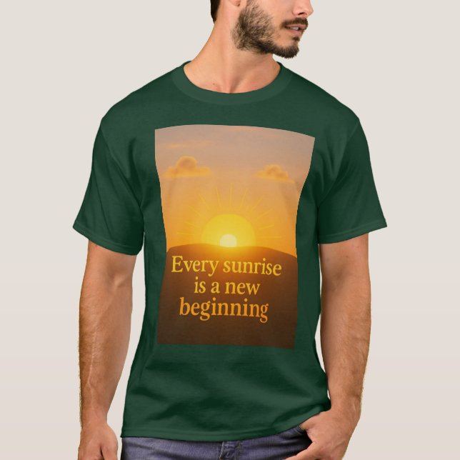 starta en ny början i livet t shirt (Framsida)