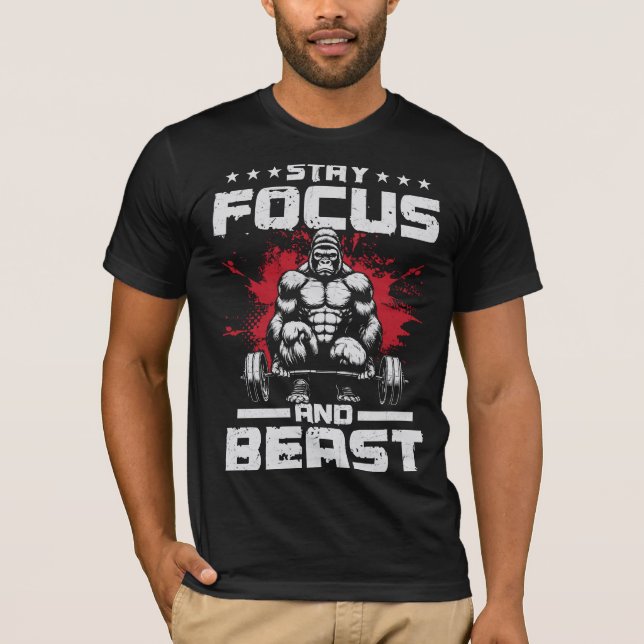 STARTA FOKUS OCH BEAST T SHIRT (Framsida)