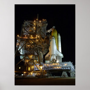 Starta förberedelser för Space Shuttle Atlantis Poster