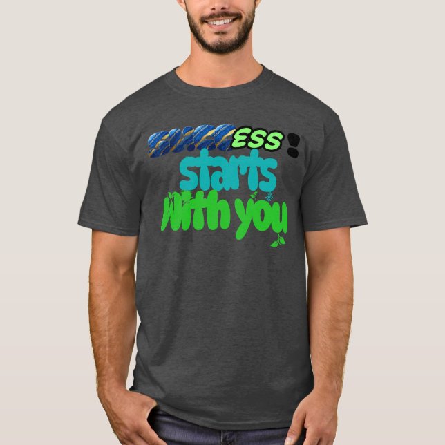 Starta framgångsrikt med din roliga nya stil mode  t shirt (Framsida)