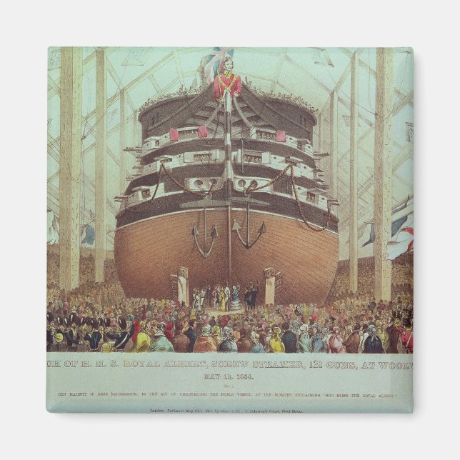 Starta H.M.S. Royal Albert, Sherd Steamer Magnet (Framsidan)