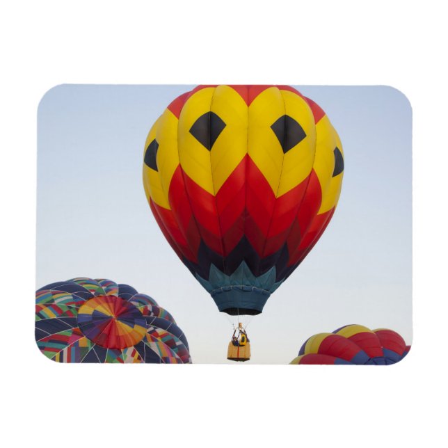 Starta luftballonger magnet (Horisontell)