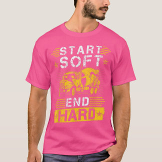 Starta mjuk ände av hårddisk, betongskärning av La T Shirt