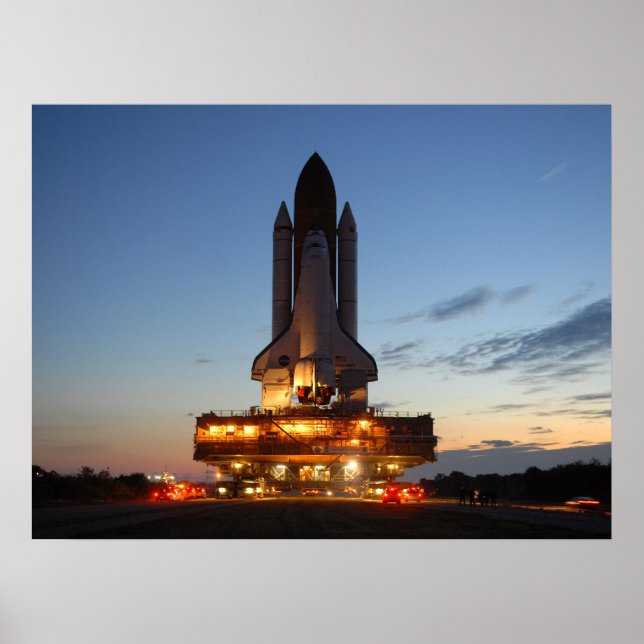 Starta NASA (Space Shuttle Discovery Starta) Poster (Framsidan)