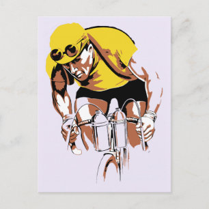 Starta om cykelmästaren vykort