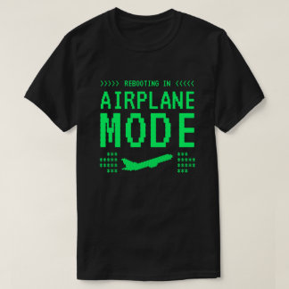 Starta om skärm flygplansläge T-shirt