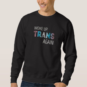 Starta om Transgender Lgbtq+-Pride Lång Ärmad Tröja