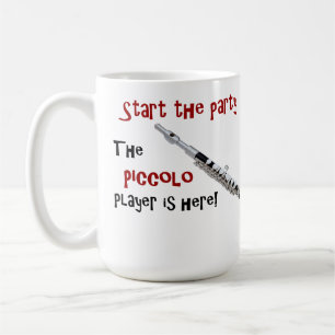 Starta partyet - den piccolo spelare är här! kaffemugg