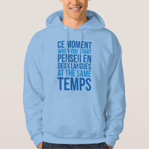 Starta Penser En Deux Langues på samma arbetar Sweatshirt