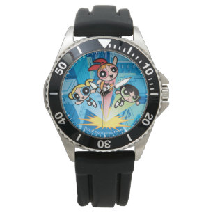 Starta Powerpuff-flickorna i Luft Armbandsur